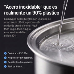 Acero inoxidable 304 de grado médico de la fuente PureFlow